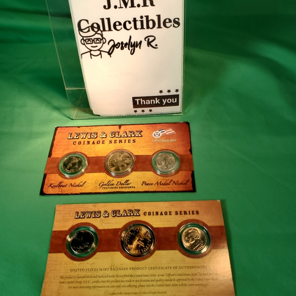 2000/2004 U.S. Mint Uncirculated "Lewis & Clark Coinage Series" OGP- P & D Mint